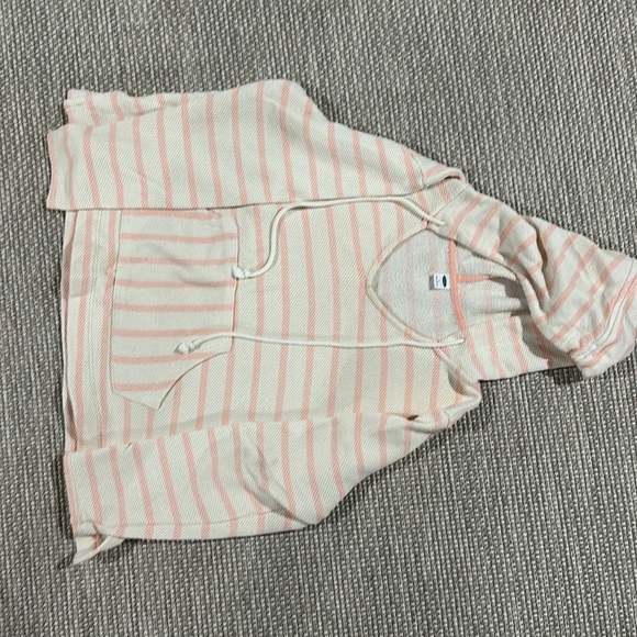 Striped Hoodie with Kangaroo Pocket - Picture 3 of 3